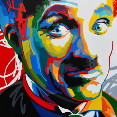 "Portraits d'icônes: Charlie Chaplin, silent noise"