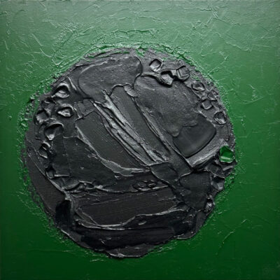 "Black Lava Abstract n° 2413"