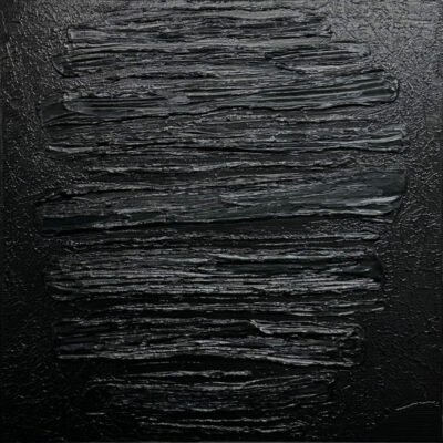 "Black Lava Abstract n° 2420"
