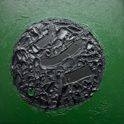 "Black Lava Abstract n° 2415"