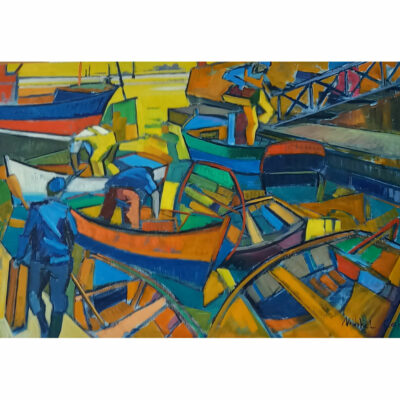 "La calle bleue"