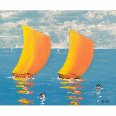 "Deux voiles auprès"