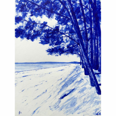 "Bleu outremer: La plage du Cap Coz"