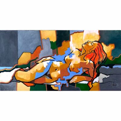 "Nue sur la plage"