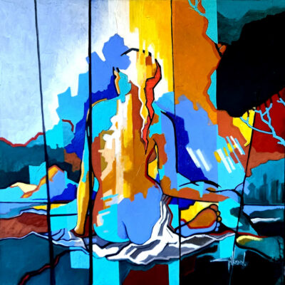 "Seule ou bord de l'eau"