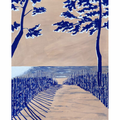 "Bleu outremer /Sienne brûlée: Sainte-Marine"