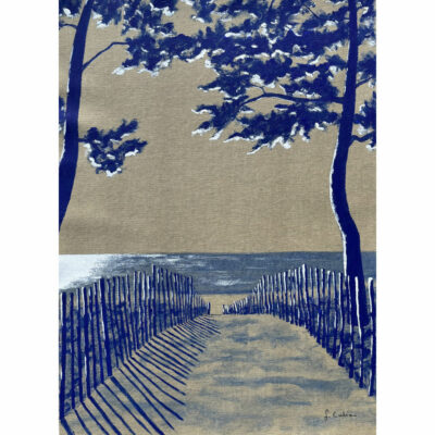 "Bleu outremer/lin: Sainte-Marine"