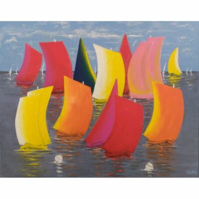 "La voile bleue"