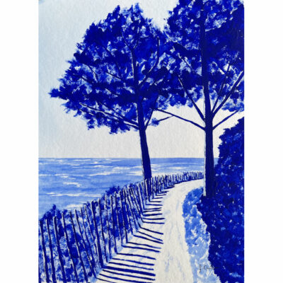 "Bleu outremer: Beg Meil #3"