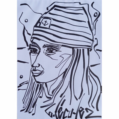 "Dessin 6: Femme au bonnet marin"