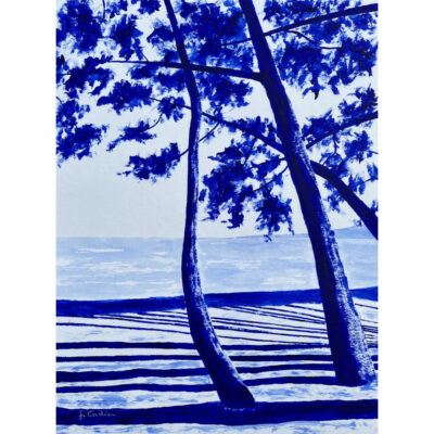 "Bleu outremer:19h11 au Cap Coz"
