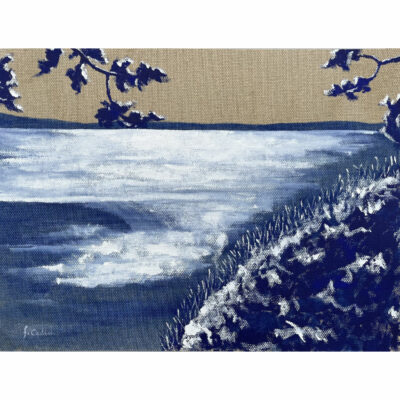 "Bleu outremer/lin: Littoral"