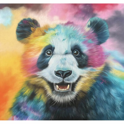 "A: Rainbow Panda"