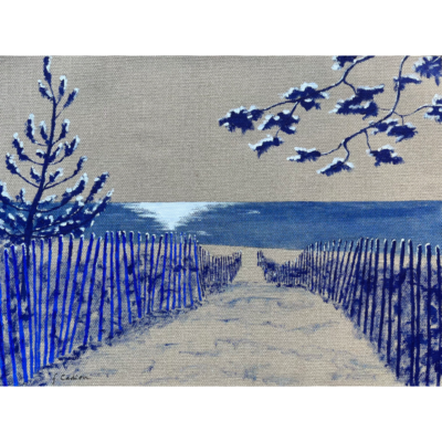 "Bleu outremer/lin: Sainte-Marine"