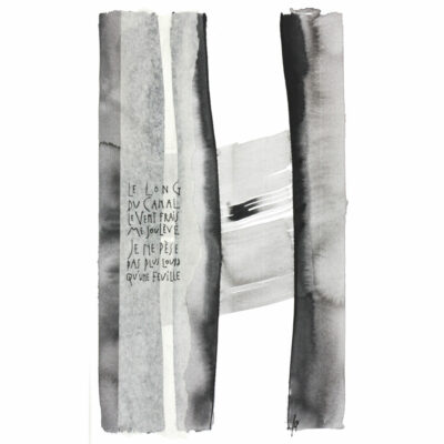 "Encre-Le long du canal"