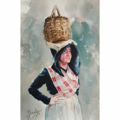 "Bretonne, pêcheuse Kerhorre"
