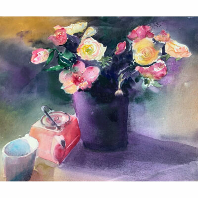 "La théière rose"
