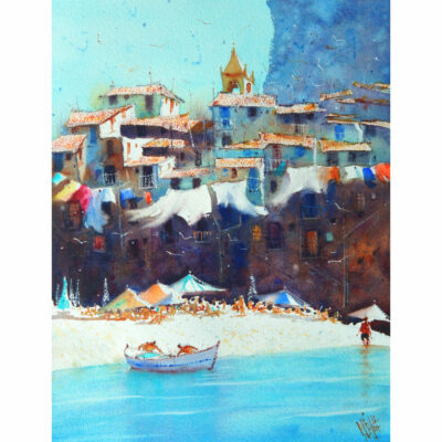 "La plage vieux port Cefalu2"