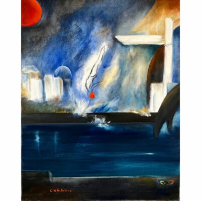 "Le plongeon dans la Seine"