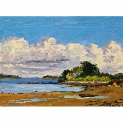 "Sur le golfe à Pencastel"