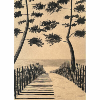 "Encre de Chine: Sainte-Marine #3"