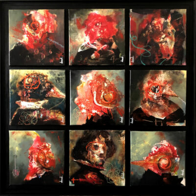 "Couleurs de Diego - compo en 9 tableaux"