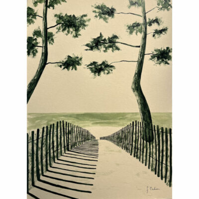 "Encre vert-olive: Sainte-Marine "