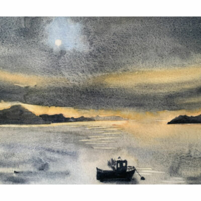 "Ciel de brume golfe du Morbihan"