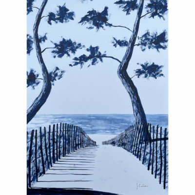 "Encre indigo-Sainte Marine"