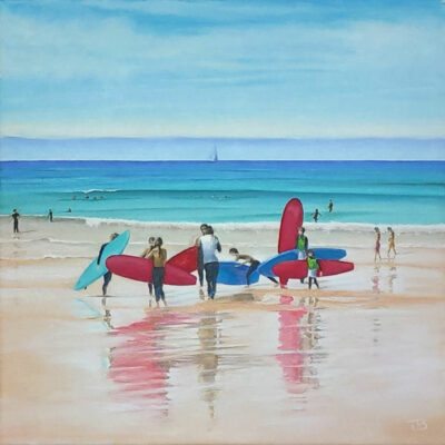 "École de surf à Donnant"
