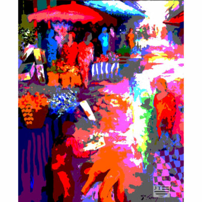"Le marché de Châteauneuf du Faou"