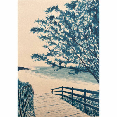 "Encre, plage de Kermyl - Beg Meil"