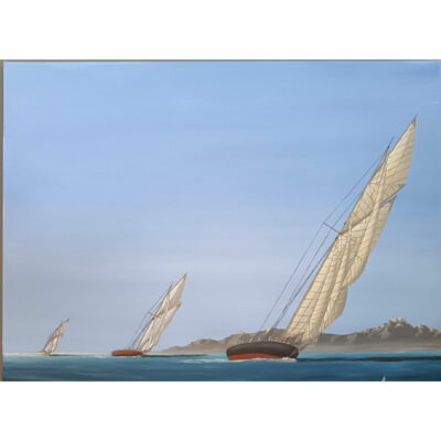 "Course de voiliers début XXe"