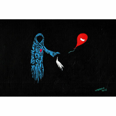 "Fille avec ballon interdit "