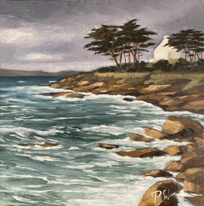 "Houle sur rivage Breton"