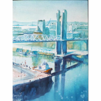 "Le pont de Recouvrance, Brest"