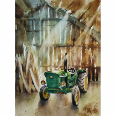 "le tracteur John Deere"