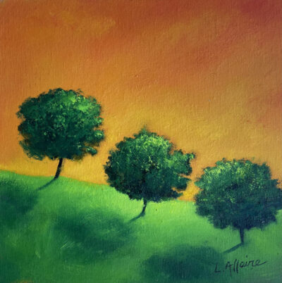 "Bijou au ciel orange"