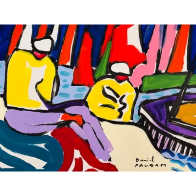 "Voiles séchant"