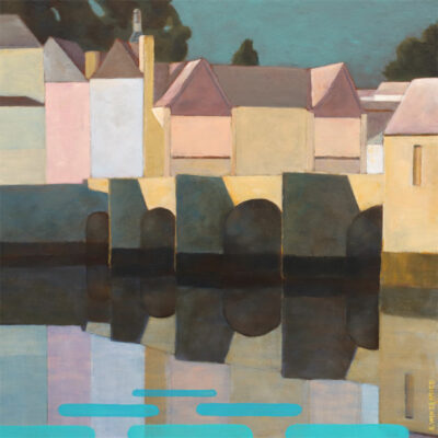 "Lumière sur le pont de St Goustan"