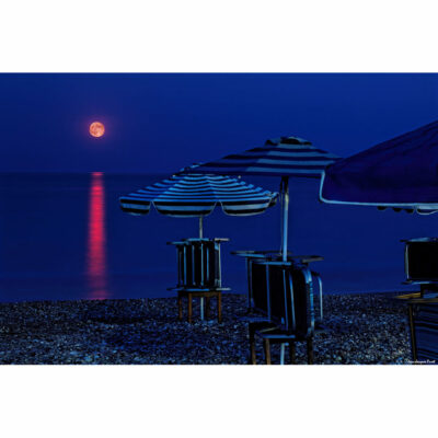 "Paysages: Lever de lune à Rhodes"