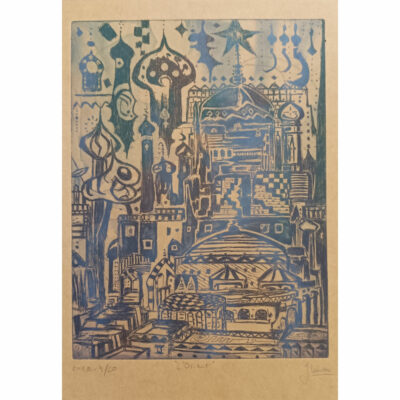 "L'Orient bleu kraft"