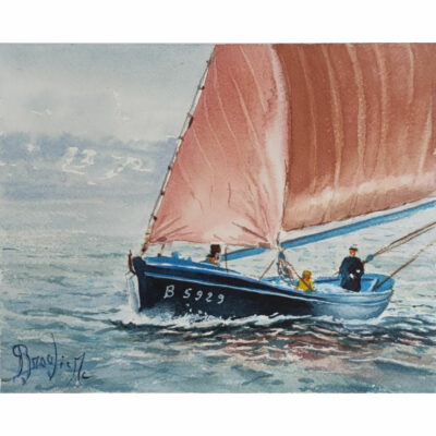 "La bergère de Domery, coquillier"