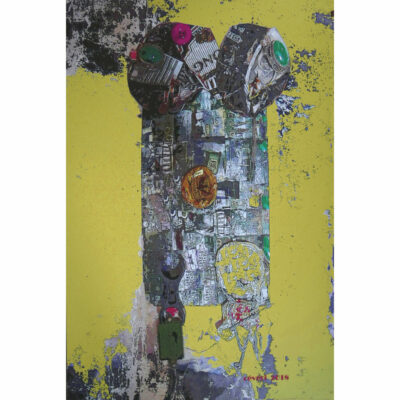 "Fortune de caniveau en jaune"