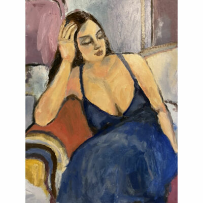 "Femme en bleu 2"