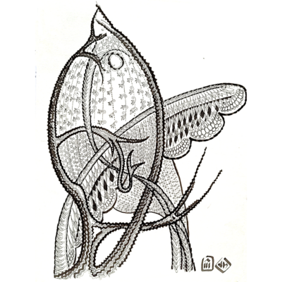 "L'oiseau plante"