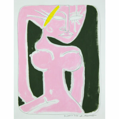 "P: femme au peigne"