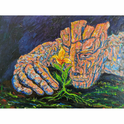 "Korrigan ar granit roz-fleur"