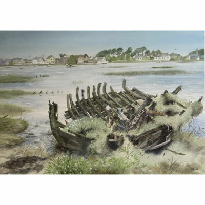 "Cimetière de bateaux au Guilvinec"