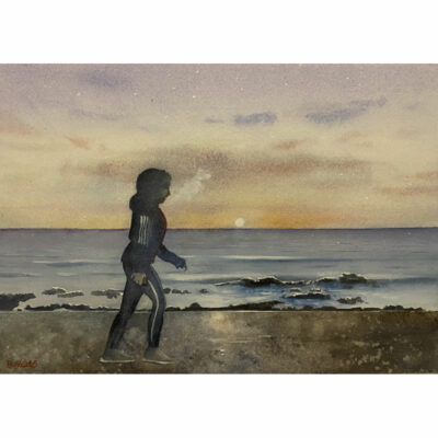 "Jogging au lever du soleil"
